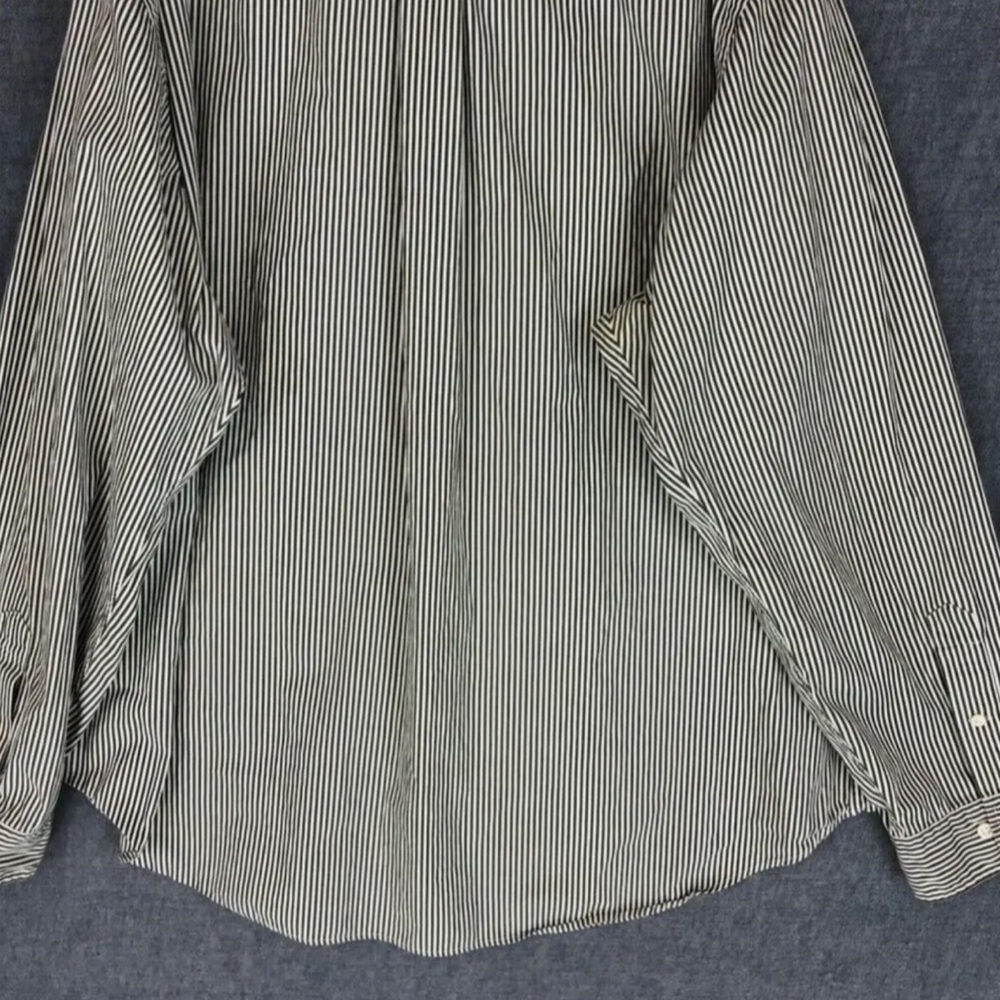 Ralph Lauren Custom Fit, Blue & White Striped Shirt